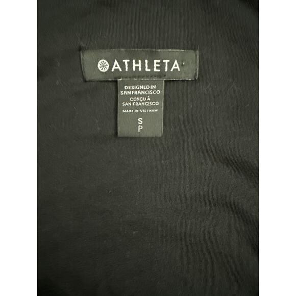 Athleta Della Lightweight Sleeveless Pleated Midi Dress Black Size Small - Picture 11 of 12